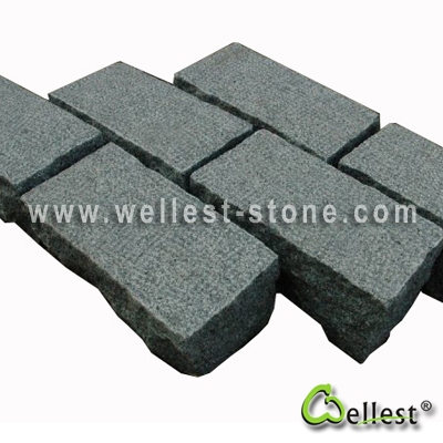 G654 Granite Cube Paving Stone 2
