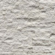 Bianco Batticina Marble Ledge Stone Split Finished