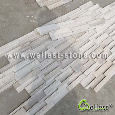 White Wood Marble Ledge Stone Z Shape 1