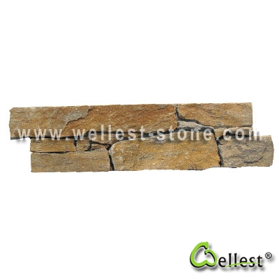 S014 Beige Slate Cement Base Ledge Stone