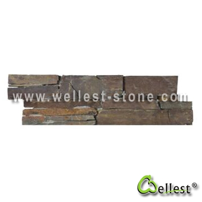 S015 Rustic Slate Cement Base Ledge Stone