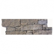 Q026 Iron Rusty Quartzite Cement Base Ledge Stone