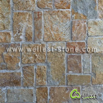 LS-100 Yellow Limestone Loose Stone Pattern Brick