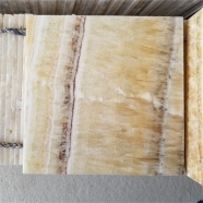 J116 Yellow Honey Onyx Polished Bathroom Tile