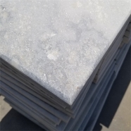 Q036 Cloudy Grey White Quartzite Marble Coping Stone With Bevel Edge