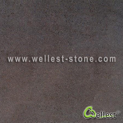 B654 Brown Basalt With Honed Finish