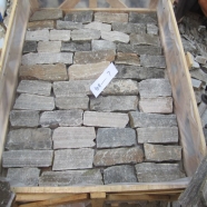 LL-026 Pink Grey Loose Stone for Wall Cladding (Bigger Strip Type)