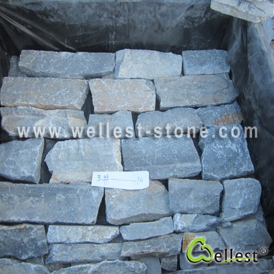 LL-306 Blue Loose Stone for Wall Cladding (Big Strip Type)