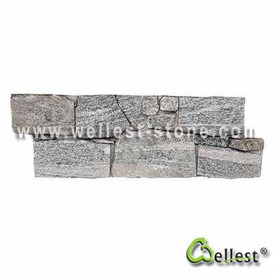 QL060 Landscape Grey Quzrtzite Cement Base Ledge stone