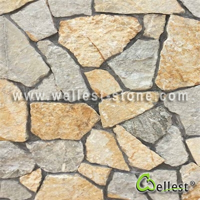LS-100+101 Yellow and Light Grey Green Panel Loose Stone