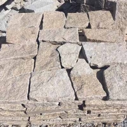 G682 Yellow Beige Granite Natural Split Random Loosed Stone Tile