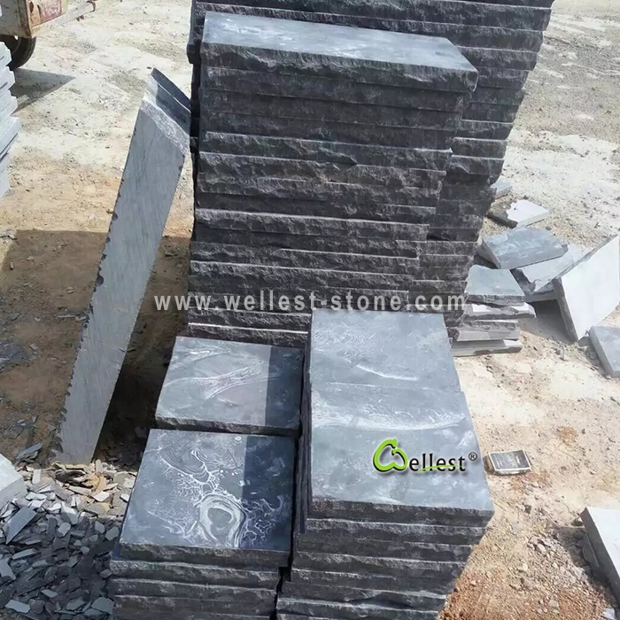 L828 Natural Rough Edge Bluestone Wall Cap for Garden Retaining Wall