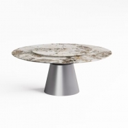 Custom Round Marble Dining Table | High-End Natural Stone Furniture Manufacturer