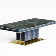 Modern Luxury Natural Stone Coffee Table | Handmade Marble Furniture for Designer Interiors