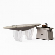 Modern Luxury Natural Stone Tea Table | Custom Made Marble Table Manufacturer