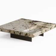 High End Luxury Marble Coffee Table Natural Exotic Stone Top Modern Living Room Furniture